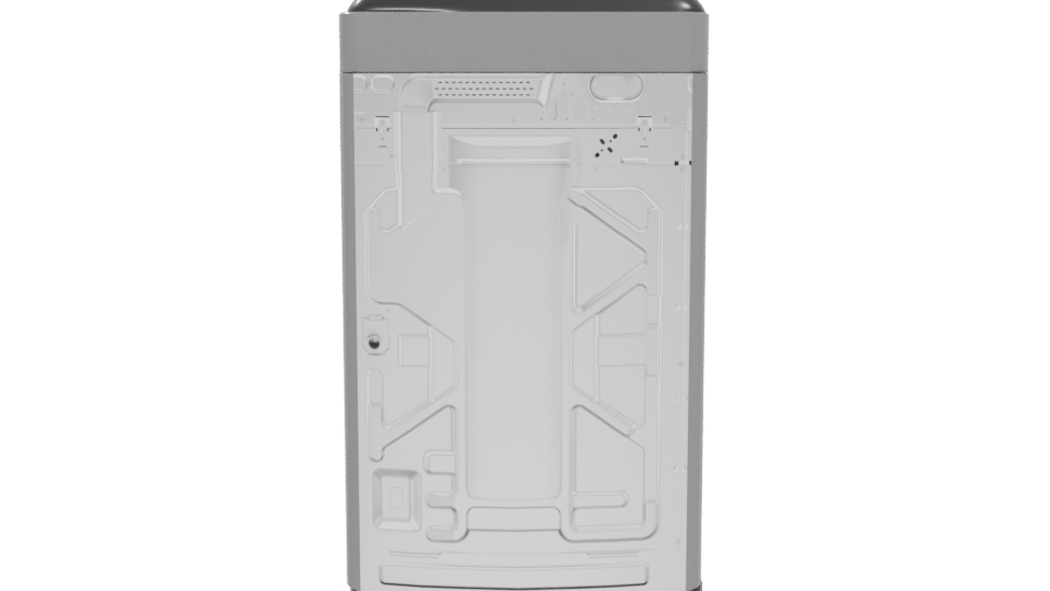 Sleek Modern Washing Machine 3D - Professional 3D Model Render 5