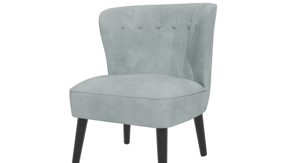 Elegant Modern Accent Chair 3D - Professional 3D Model Render 12