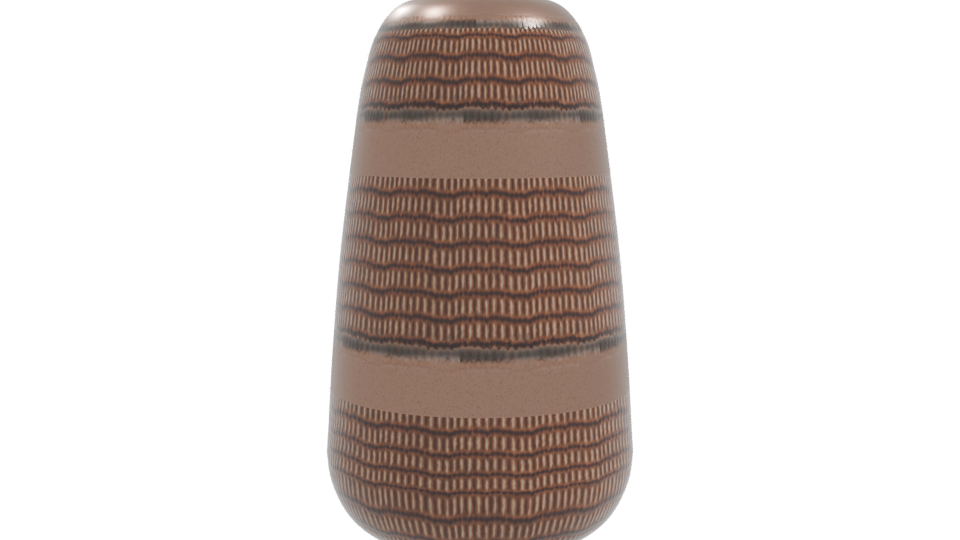 Stylish Ceramic Vase 3D Model - Professional 3D Model Render 10