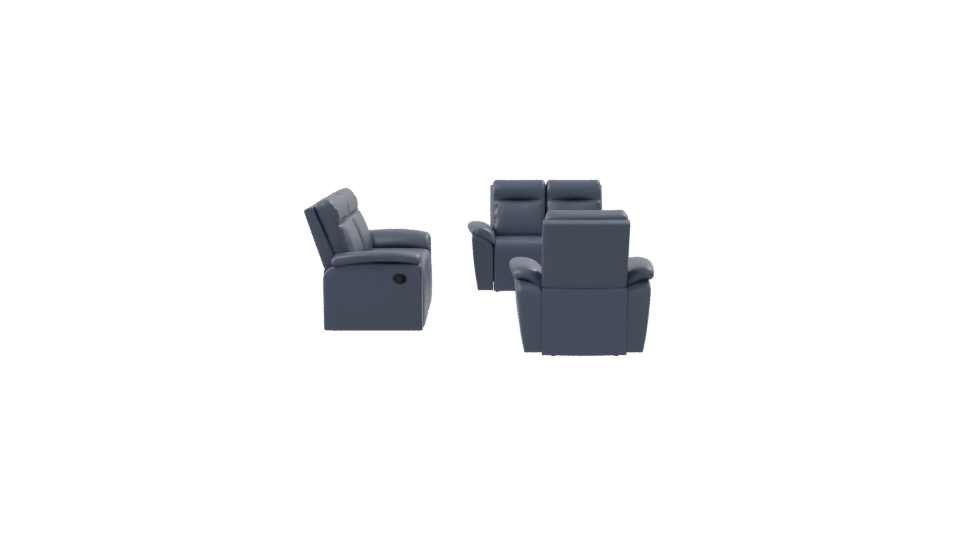 SALA 321 Reclining Sofa Set 3D - Professional 3D Model Render 8