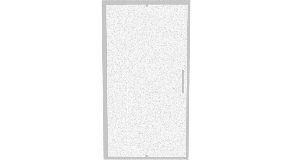 Sleek Glass Shower Door 3D Model - Professional 3D Model Render 11