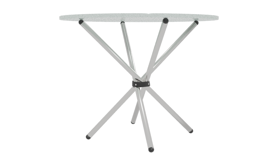 Stylish Glass Top Table 3D - Professional 3D Model Render 12