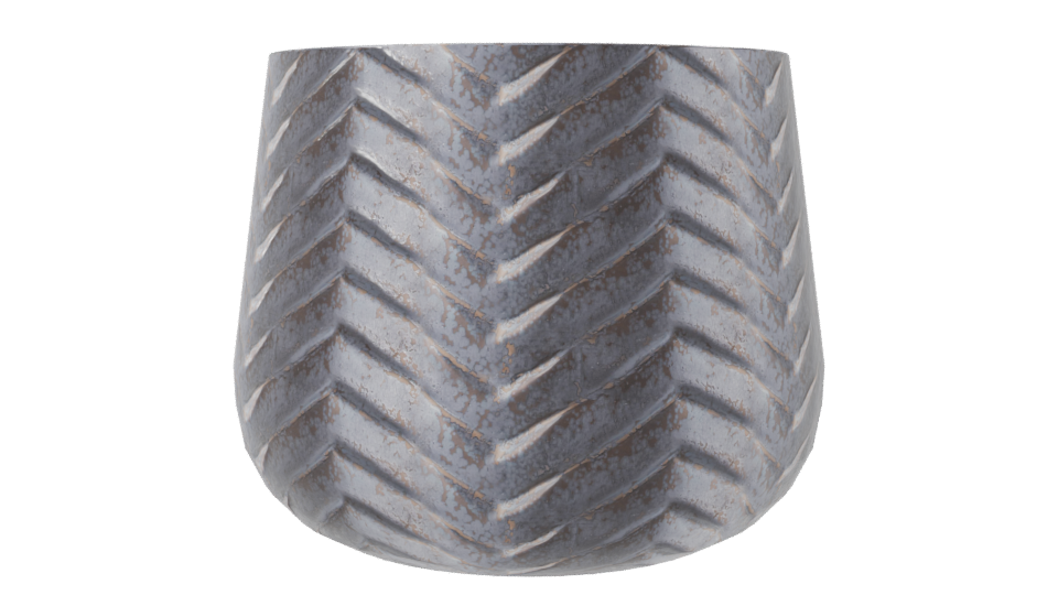 Textured Ceramic Planter Model - Professional 3D Model Render 8