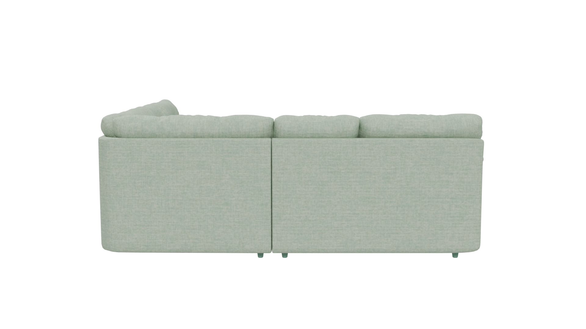 Stylish L-Shaped Sofa 3D Model - Professional 3D Model Render 20