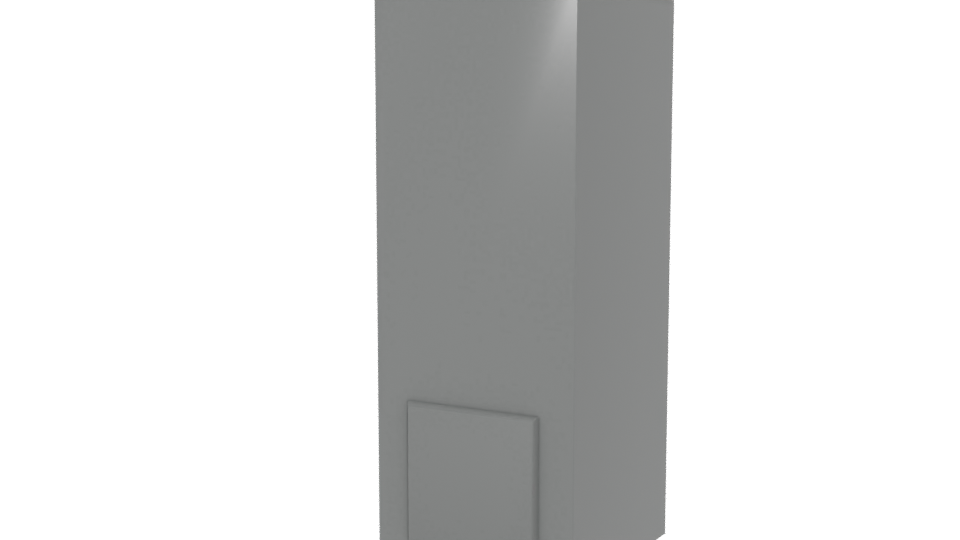 Stylish Double Door Refrigerator 3D - Professional 3D Model Render 6