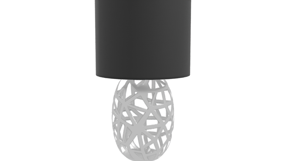 Elegant Black Table Lamp 3D - Professional 3D Model Render 10