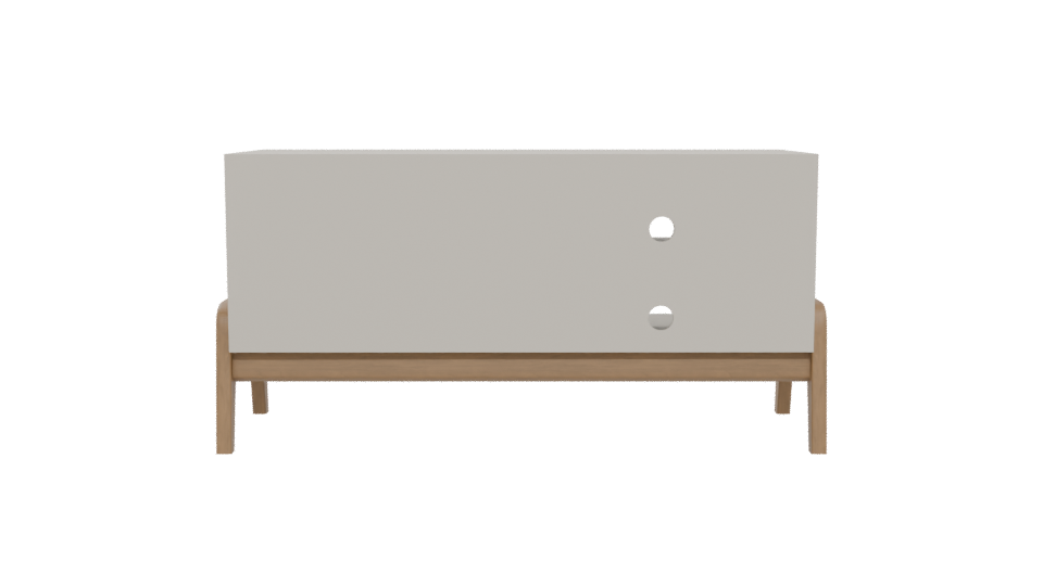 Modern Minimalist TV Stand 3D - Professional 3D Model Render 5