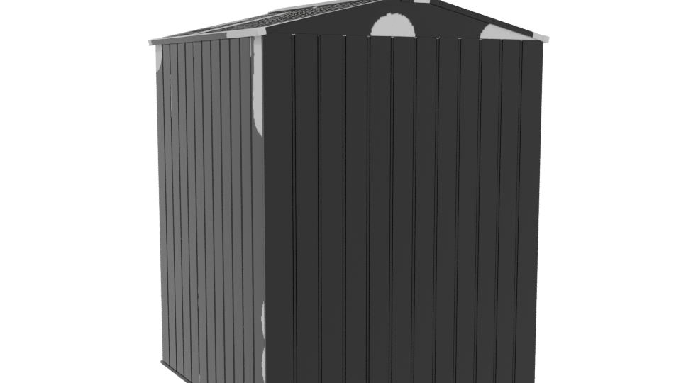 Garden Storage Shed 3D Model - Professional 3D Model Render 4