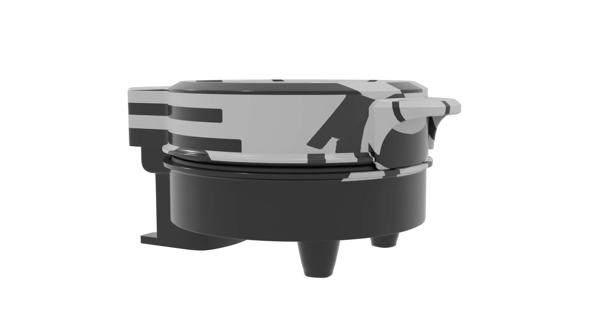 Glossy Round Appliance Model 3D - Professional 3D Model Render 9