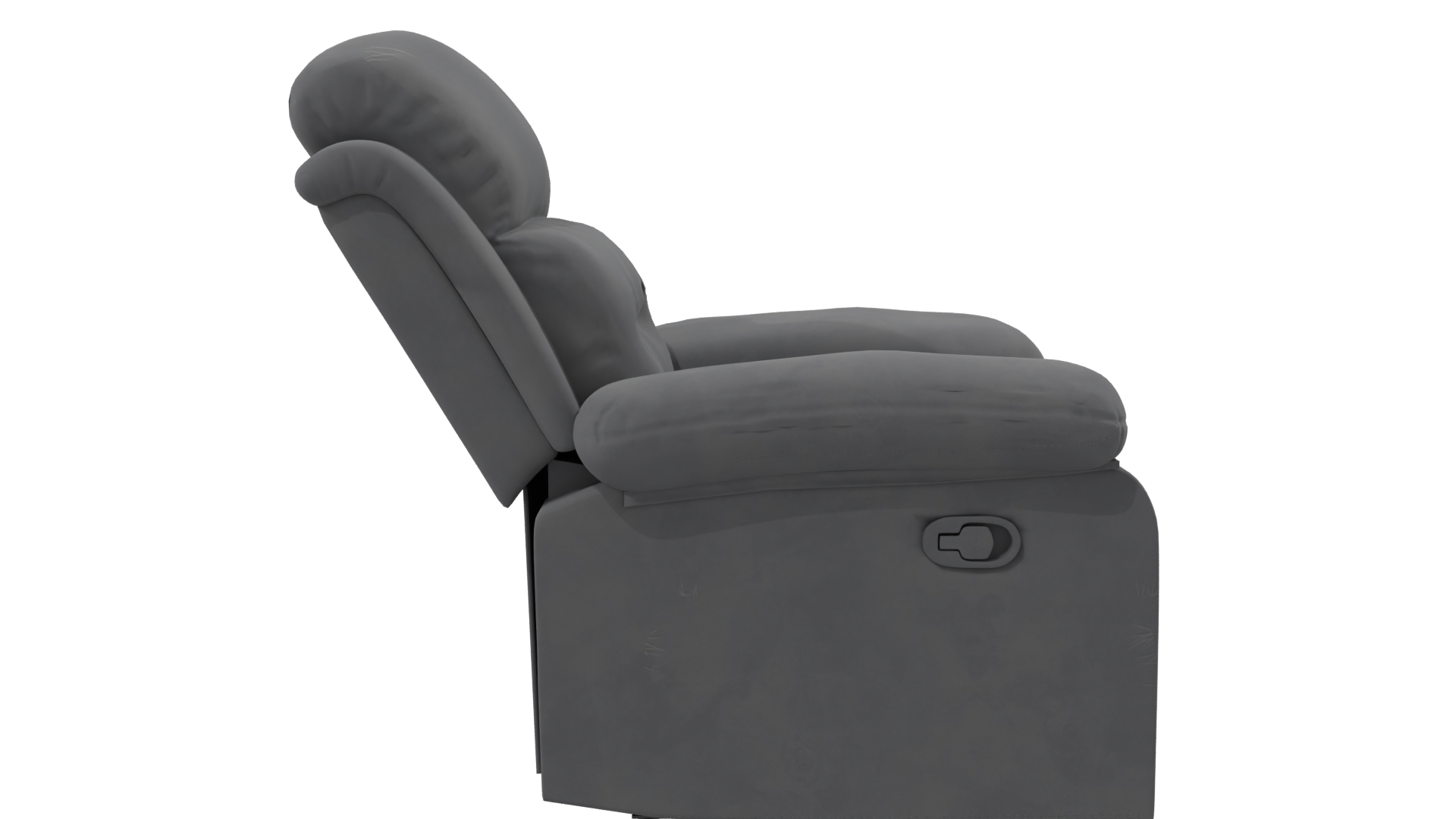 Contemporary Recliner Armchair Model - Professional 3D Model Render 8