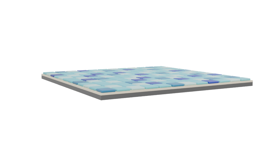 Stylized Mosaic Tile Floor Model - Professional 3D Model Render 13