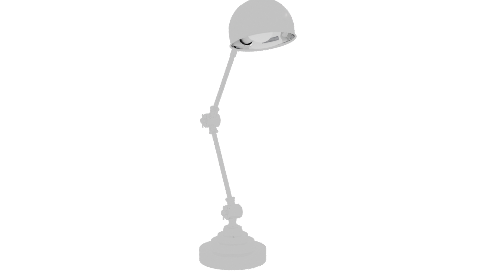 Sleek Metal Table Lamp 3D Model - Professional 3D Model Render 13