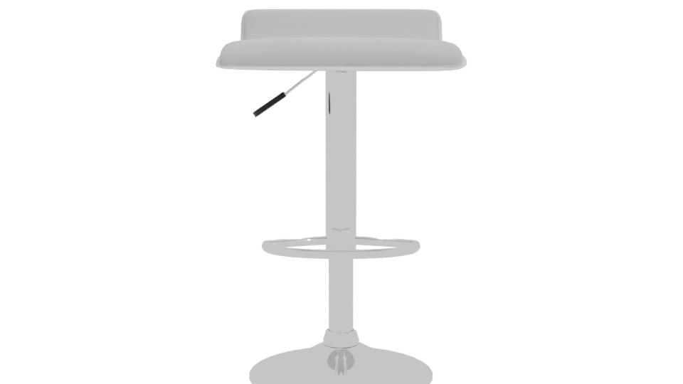 Stylish Bar Stool 3D Model - Professional 3D Model Render 11