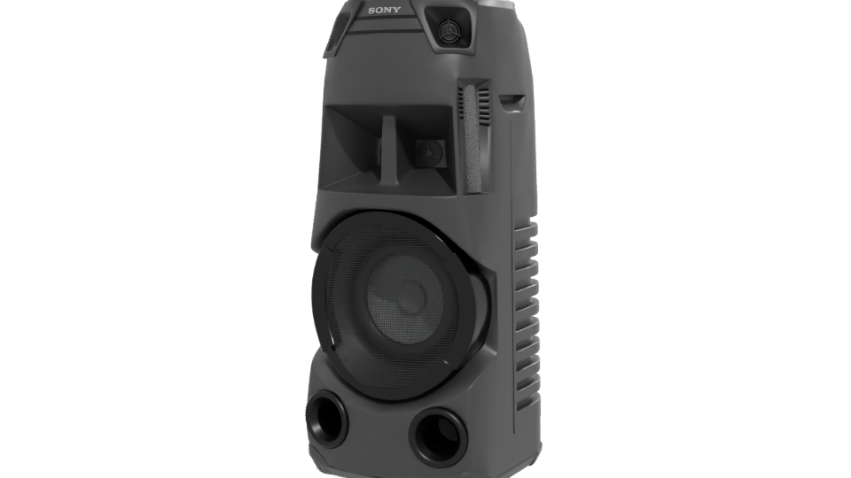 Dynamic Multimedia Speaker 3D Model - Professional 3D Model Render 12