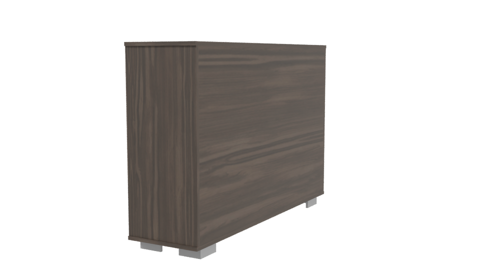 Contemporary Wooden Sideboard 3D Model - Professional 3D Model Render 3