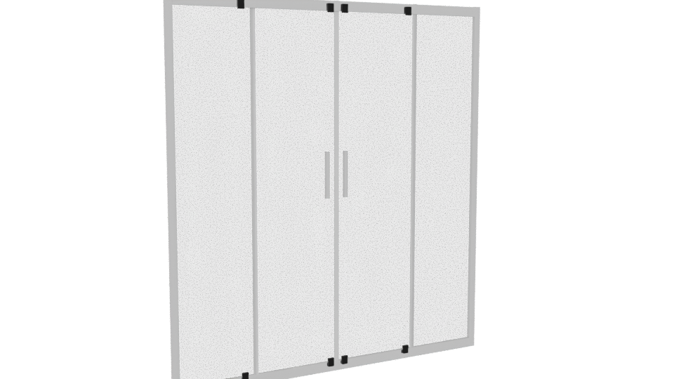 Stylish Modern Sliding Door 3D - Professional 3D Model Render 4