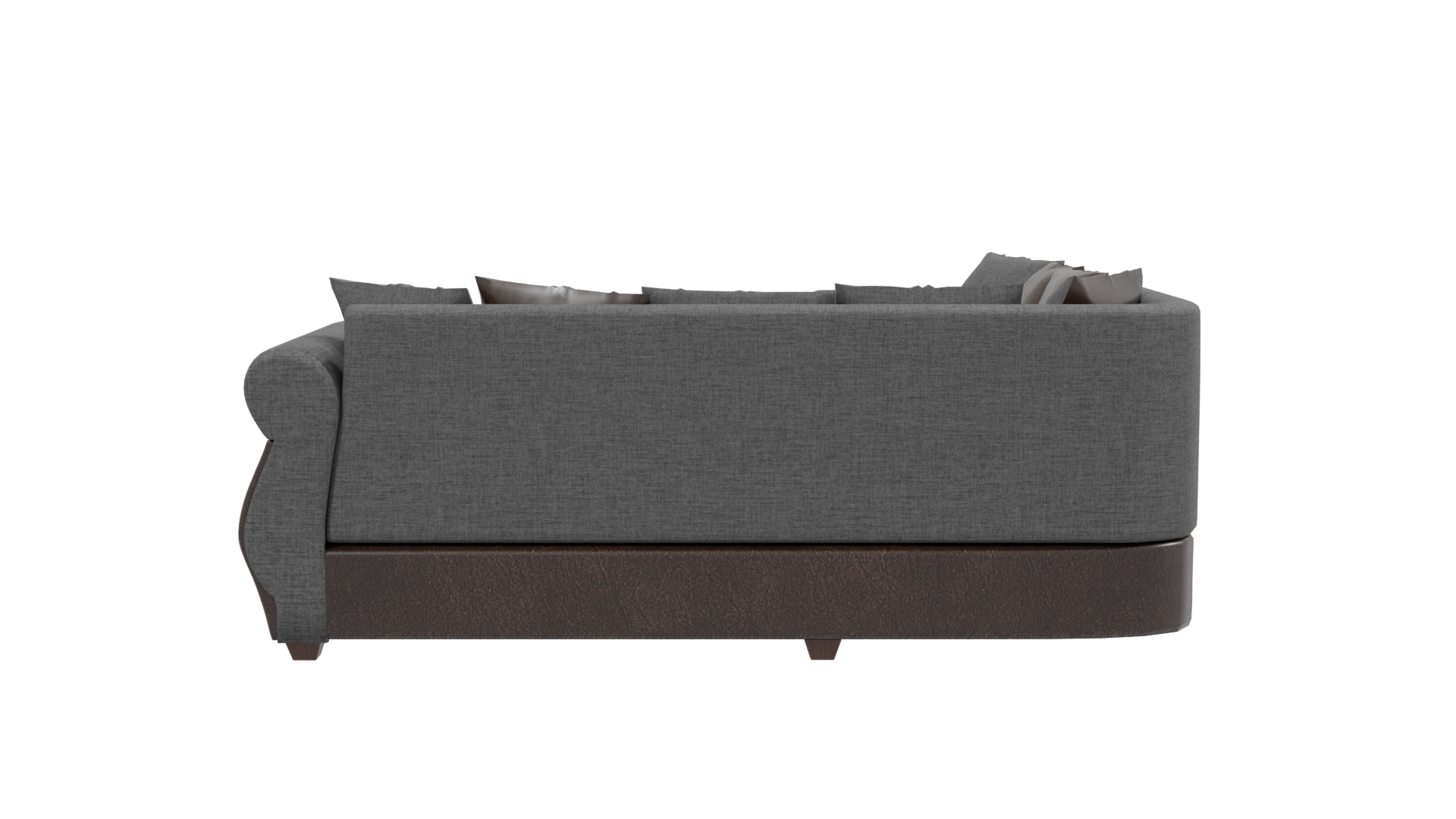 Elegant Modern Sectional Sofa 3D Model - Professional 3D Model Render 2