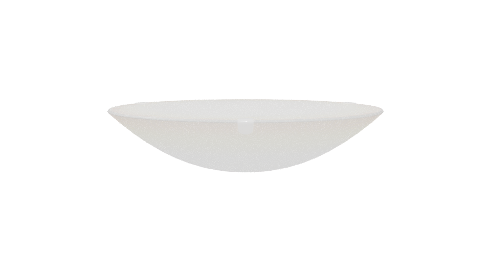 Elegant Shallow Ceramic Bowl 3D - Professional 3D Model Render 5