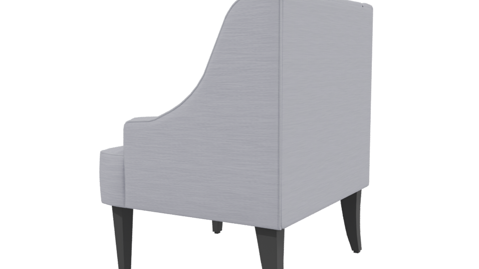 Elegant Modern Armchair Model - Professional 3D Model Render 3