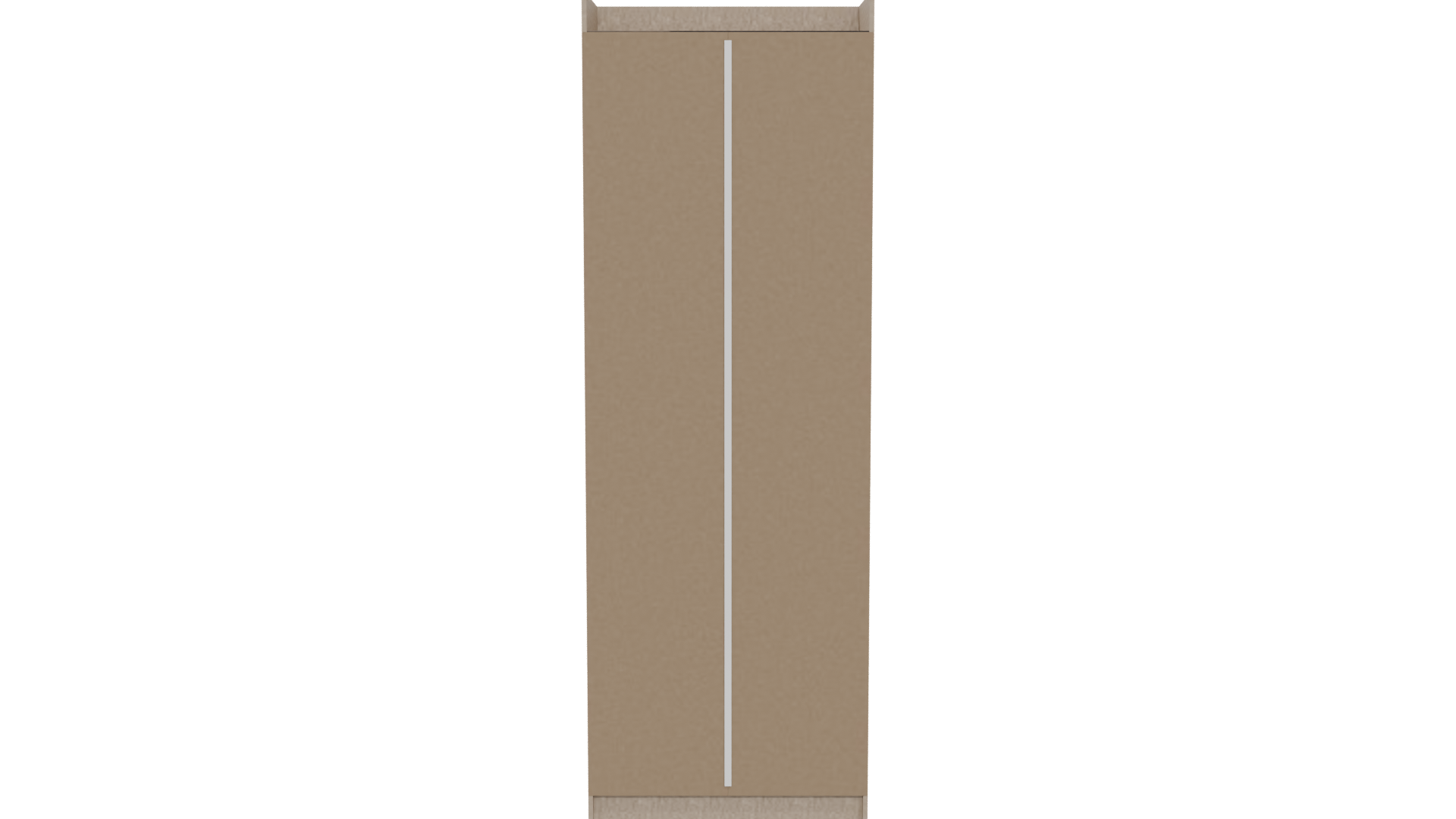 Stylish Wooden Wardrobe Model - Professional 3D Model Render 5
