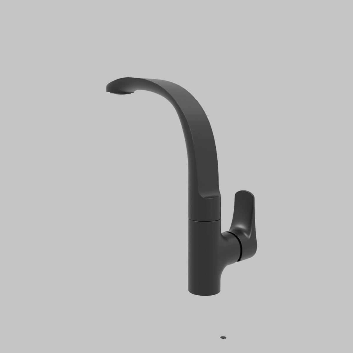 Monomando cocina negro