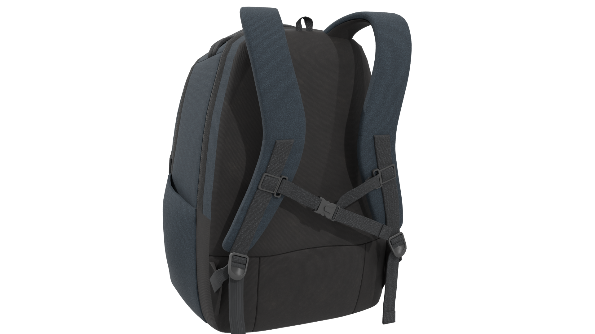 Mochila Mito Negra Backpack 3D - Professional 3D Model Render 4