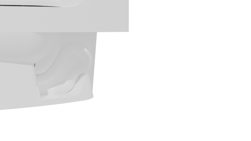 Contemporary Ceramic Toilet 3D Model - Professional 3D Model Render 13