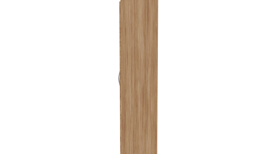 Stylish Wooden Storage Cabinet 3D - Professional 3D Model Render 2