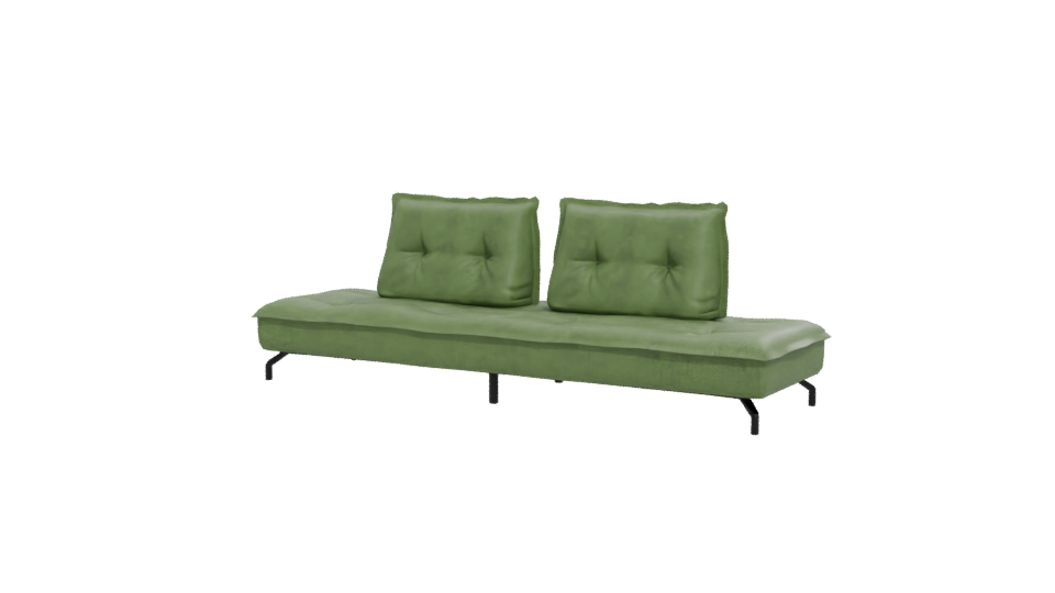 Stylish Green Sofa Model 3D - Professional 3D Model Render 12