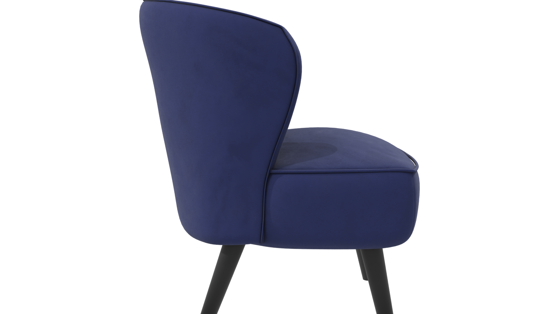 Stylish Modern Fabric Accent Chair 3D Model - Professional 3D Model Render 8