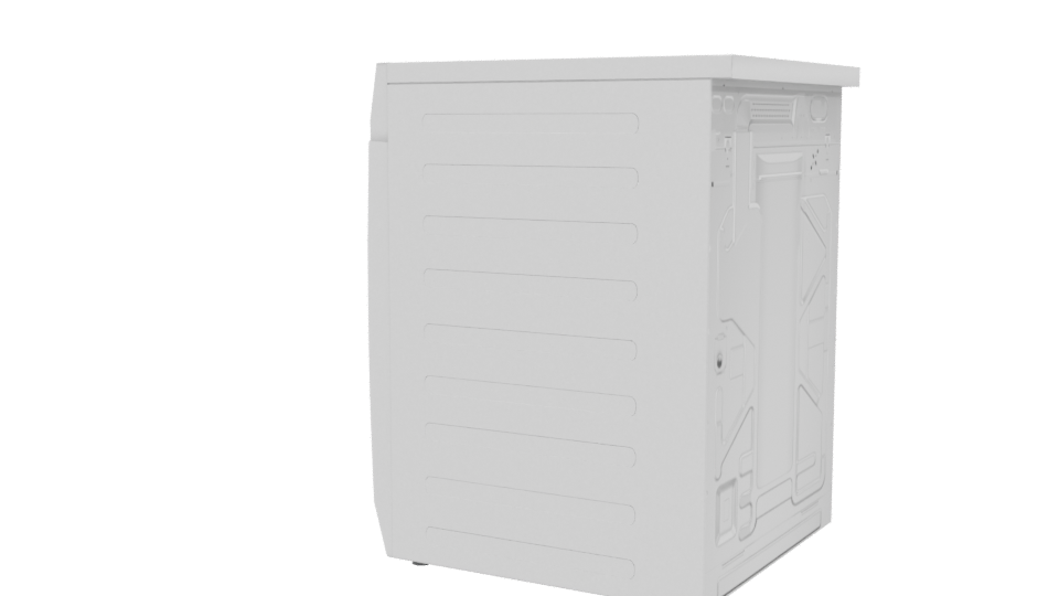 Stylish Household Dryer Model 3D - Professional 3D Model Render 3