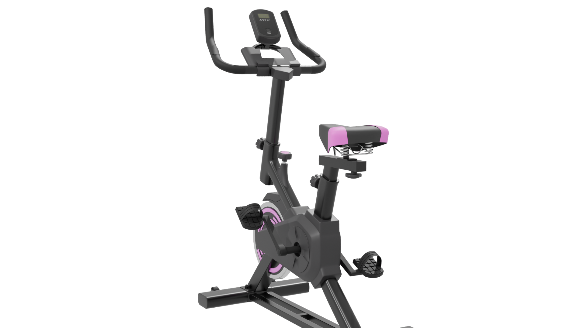 Stylish Home Exercise Bike 3D Model - Professional 3D Model Render 7