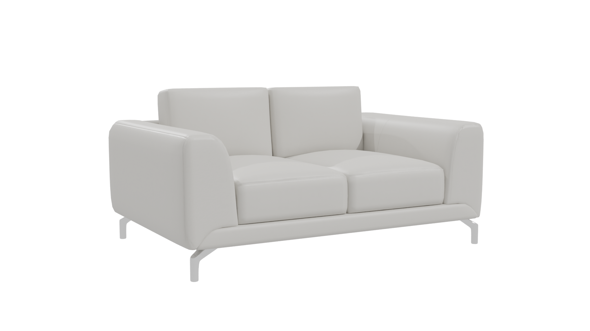 Minimalist White Sofa 3D Model - Professional 3D Model Render 10