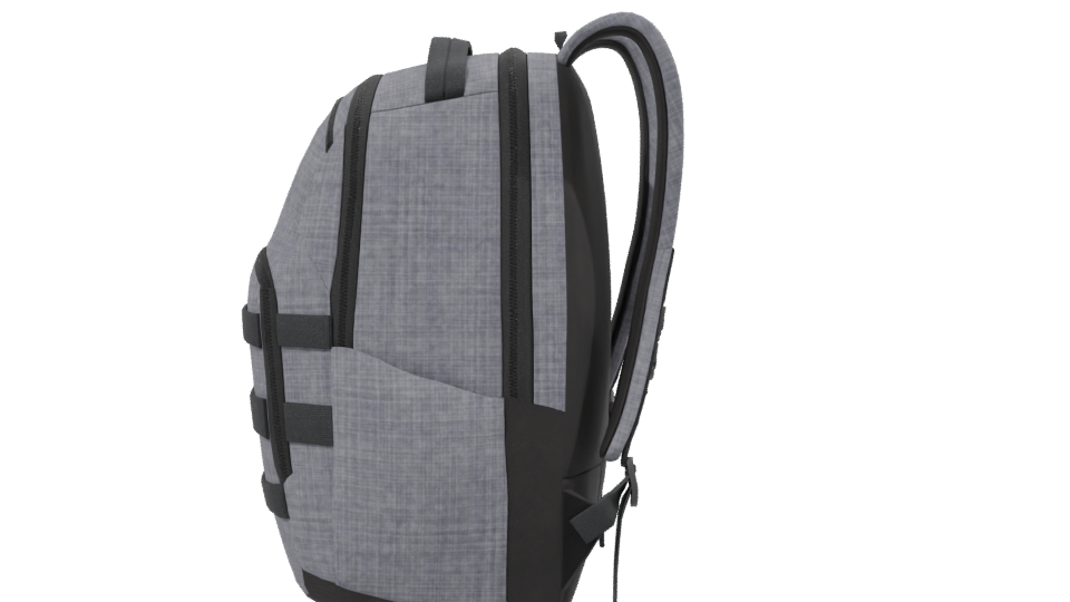 Stylish Casual Backpack Model - Professional 3D Model Render 2