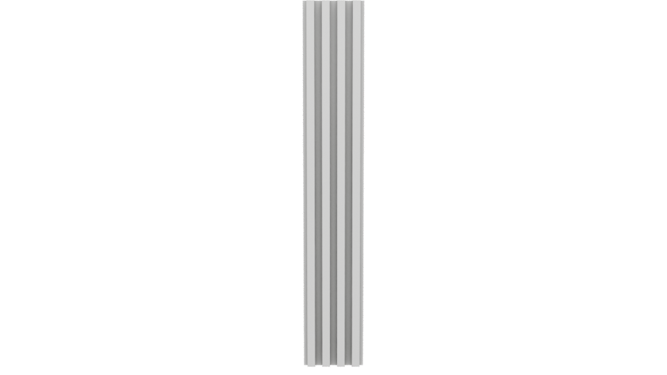 Stylized Vertical Panel 3D Model - Professional 3D Model Render 5