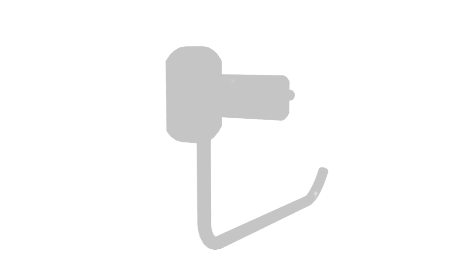 Sleek Bathroom Towel Holder 3D - Professional 3D Model Render 9