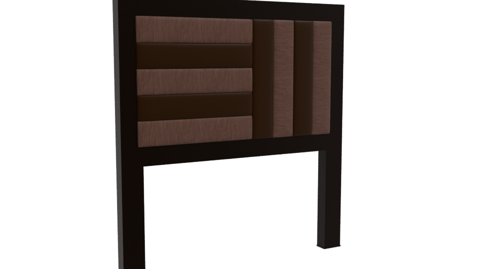 Elegant Modern Bed Headboard 3D - Professional 3D Model Render 10