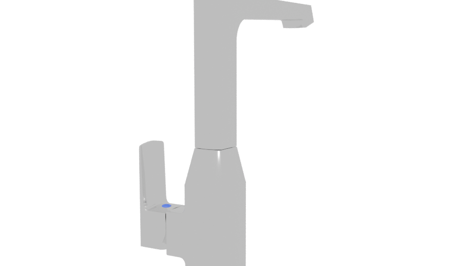 Metallic Robotic Arm Model - Professional 3D Model Render 6