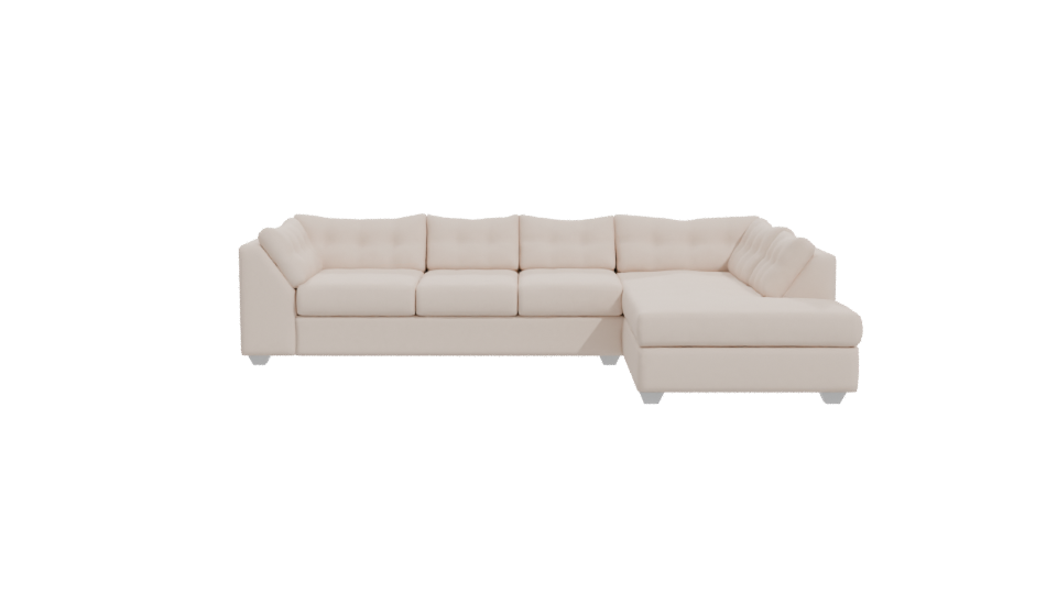 Elegant Sectional Sofa Model - Professional 3D Model Render 11
