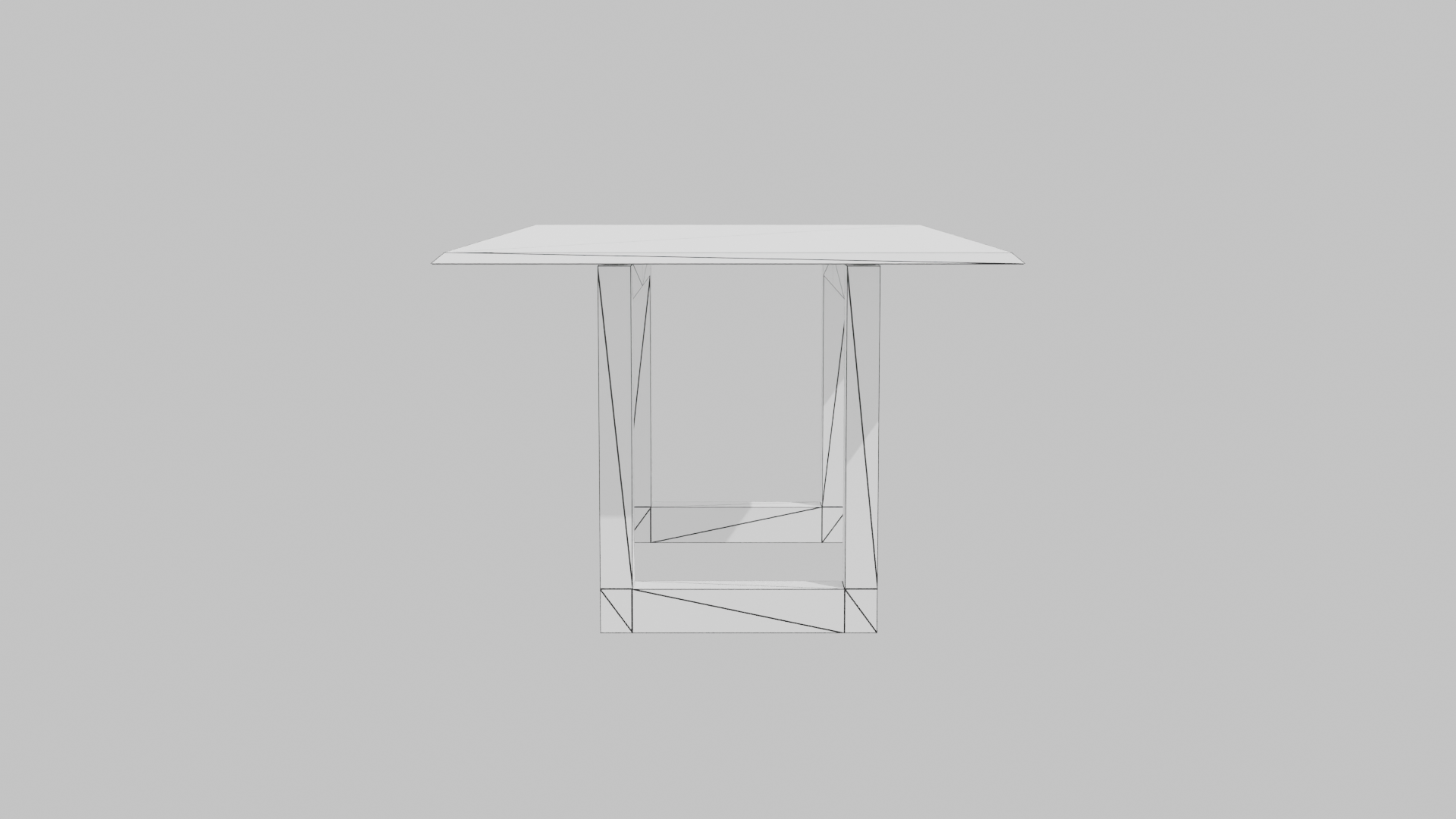 Stylish Glass Top Table 3D - Professional 3D Model Render 16