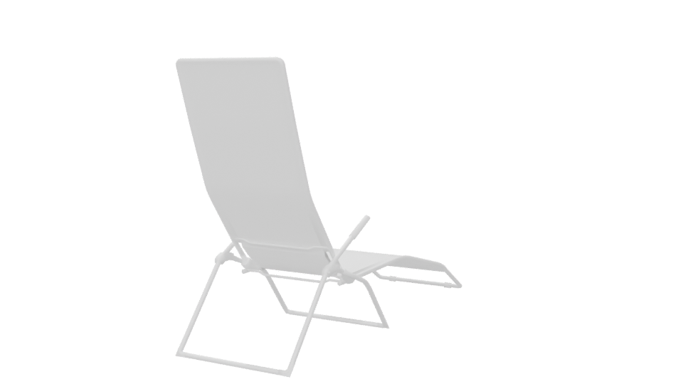Stylish Outdoor Lounge Chair 3D - Professional 3D Model Render 6