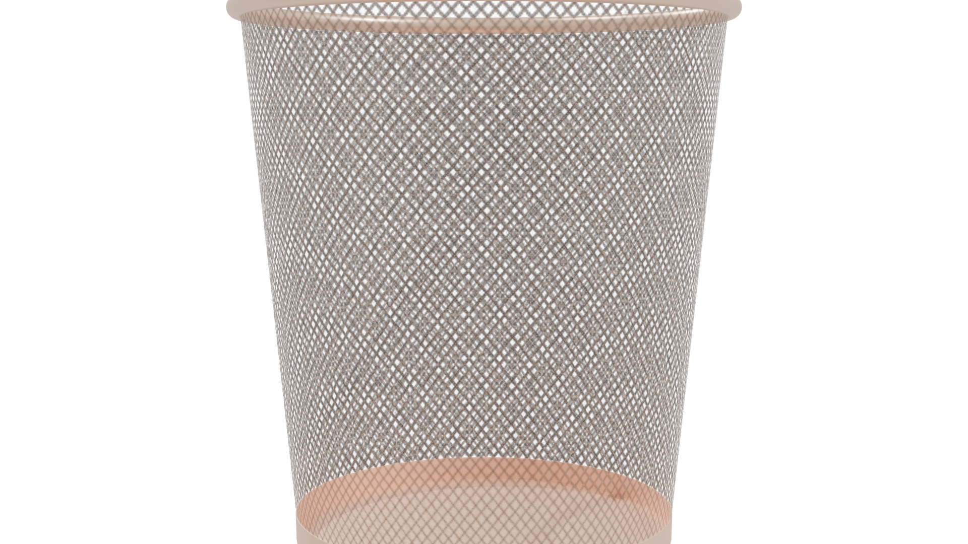 Stylish Mesh Trash Can 3D - Professional 3D Model Render 10