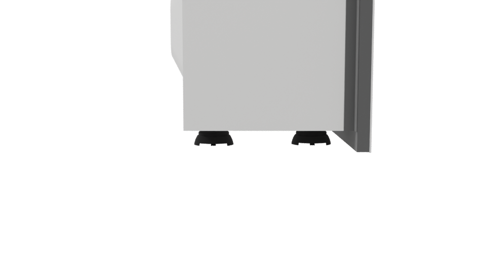 Sleek Modern Microwave Oven 3D Model - Professional 3D Model Render 8