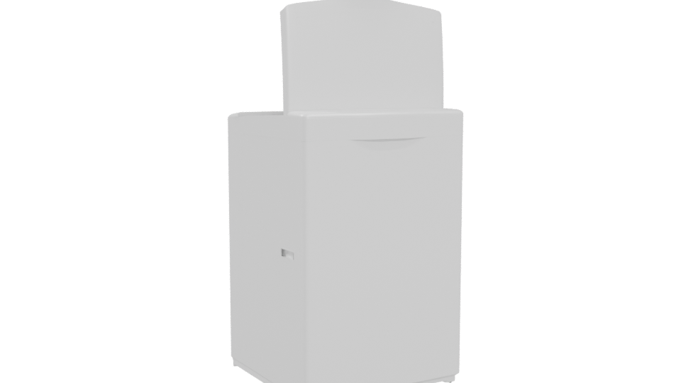 Top Load Washing Machine Model - Professional 3D Model Render 4