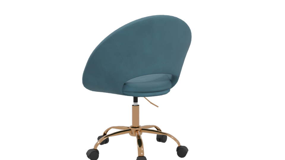 Stylish Modern Office Chair 3D - Professional 3D Model Render 4