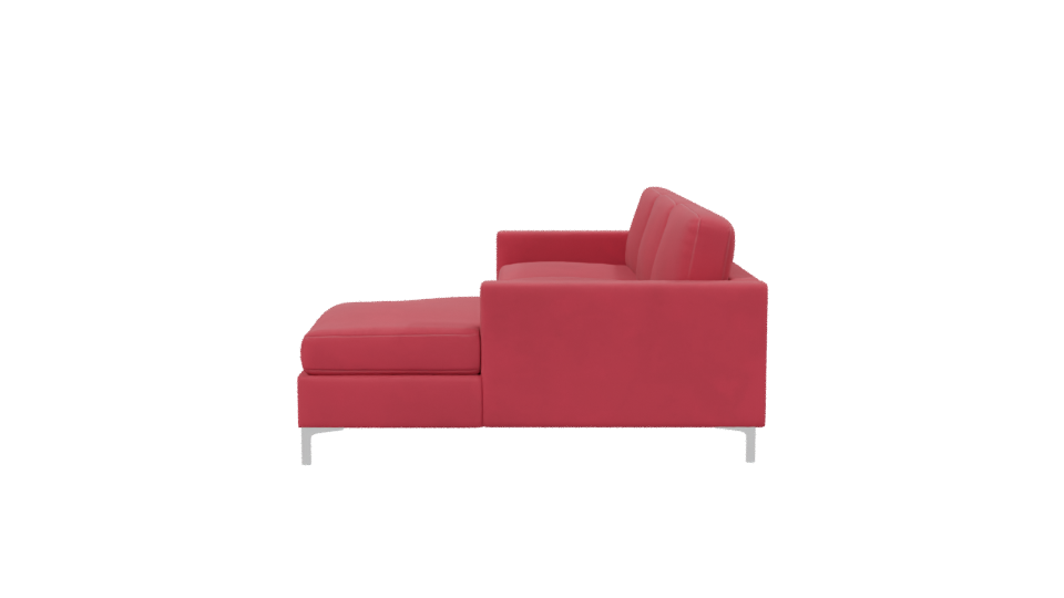 Contemporary Modular Sofa Model - Professional 3D Model Render 2
