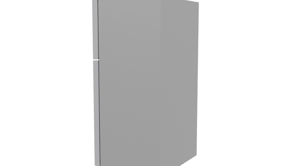 Sleek Refrigerator 3D Model - Professional 3D Model Render 3