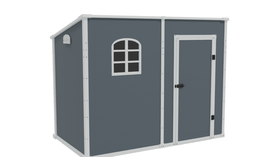 Stylized House Exterior Model 3D - Professional 3D Model Render 10