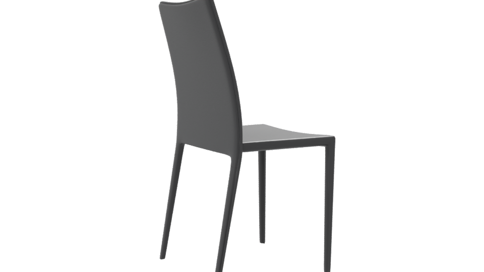 Sleek Modern Dining Chair 3D Model - Professional 3D Model Render 7