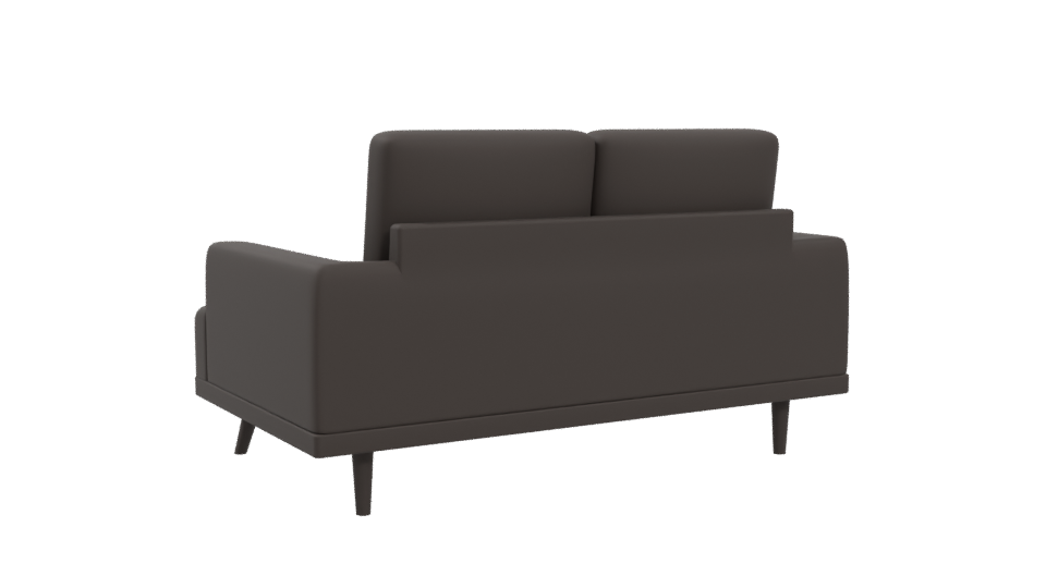 Modern Dark Gray Sofa 3D - Professional 3D Model Render 4